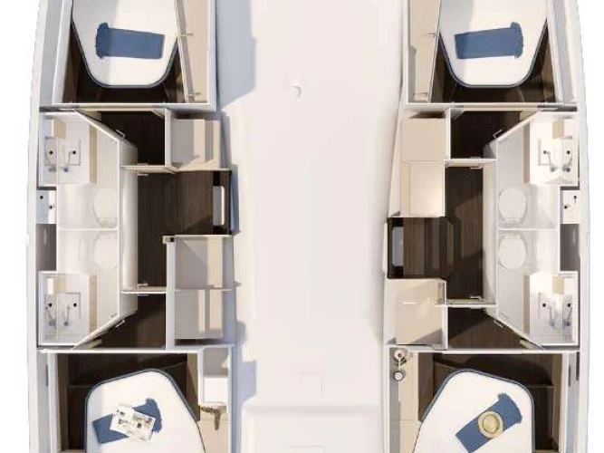 Fountaine Pajot FP 41 mieten Pointe-à-Pitre