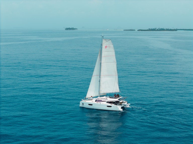 Vermietung Katamaran Fountaine Pajot mit Führerschein