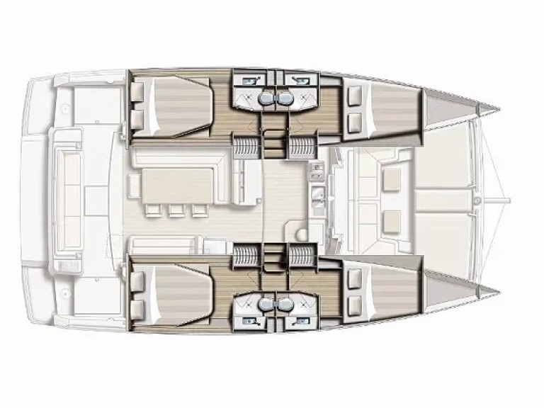 Ein Bali Catamarans Bali 4.1 Princess mieten in Lefkáda