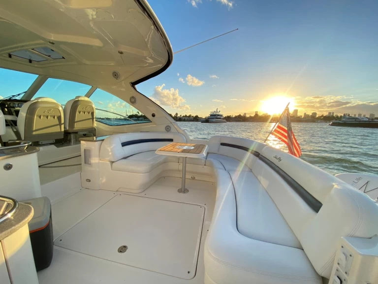 Ein Sea Ray Sea Ray 480 Sundancer mieten in Miami Beach