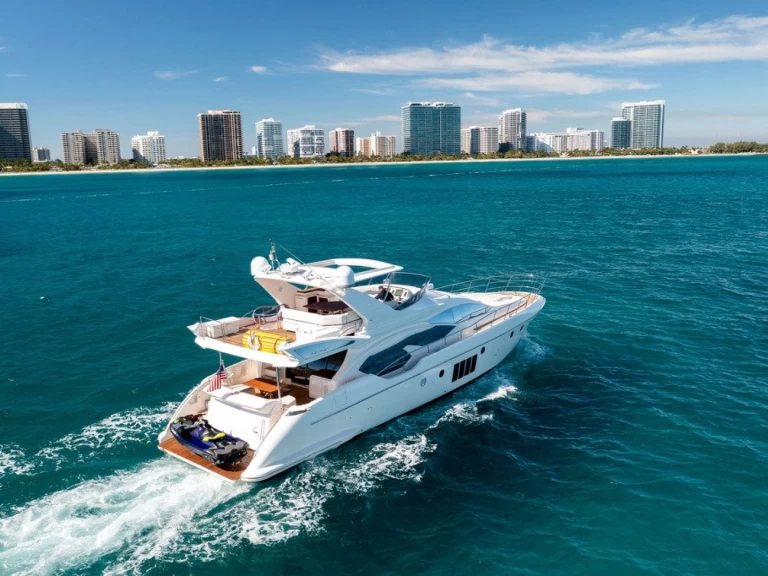 Yacht mit oder ohne Skipper Azimut mieten in Miami Beach