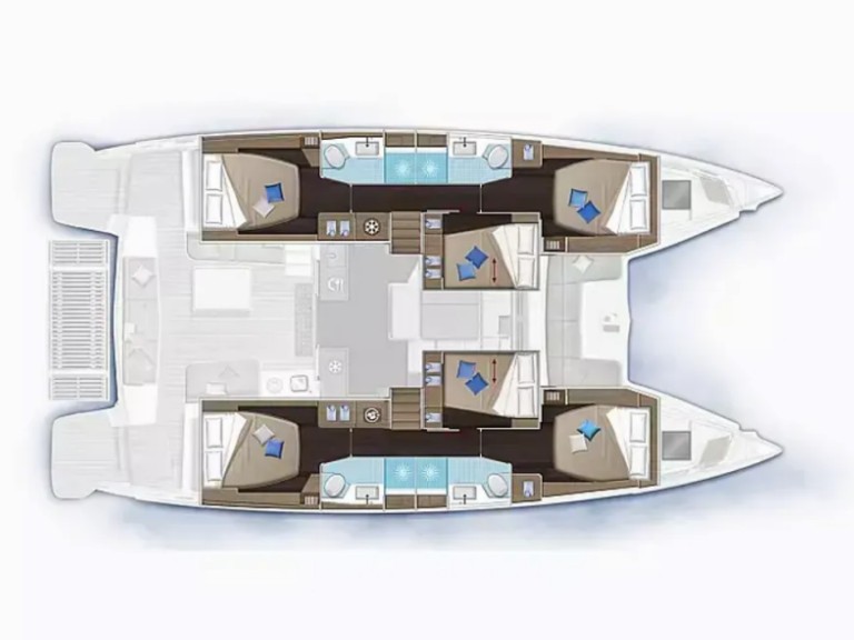 Ein Lagoon Lagoon 51 mieten in Pálairos