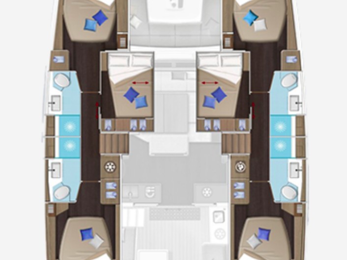 YachtCharter in Road Town - Lagoon Lagoon 51 auf SamBoat