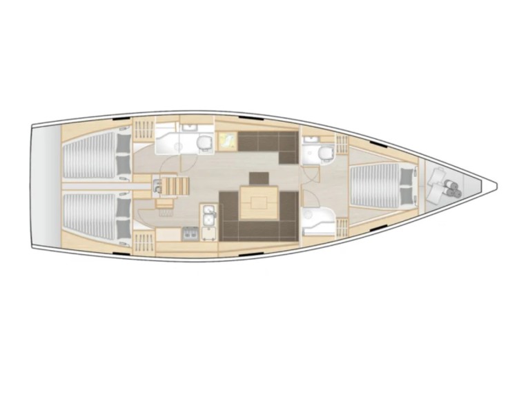 Vermietung Segelboot Hanse mit Führerschein