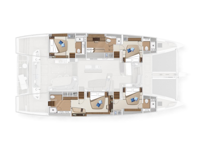 Ein Lagoon Lagoon Sixty 5 Owner's Version mieten in Olbia