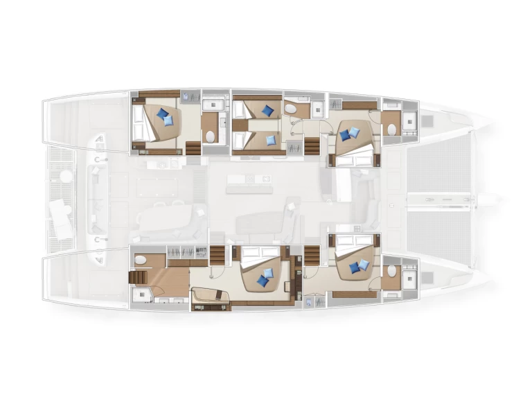 Lagoon Lagoon Sixty 5 Owner's Version mieten Salerno