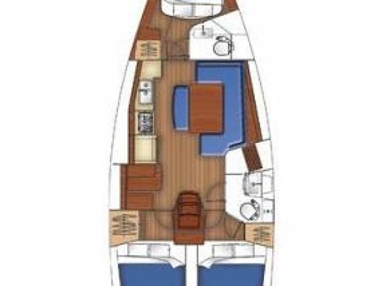 Vermietung Segelboot Bénéteau mit Führerschein