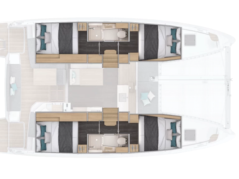 YachtCharter in Kaštela - Lagoon Lagoon 38 auf SamBoat