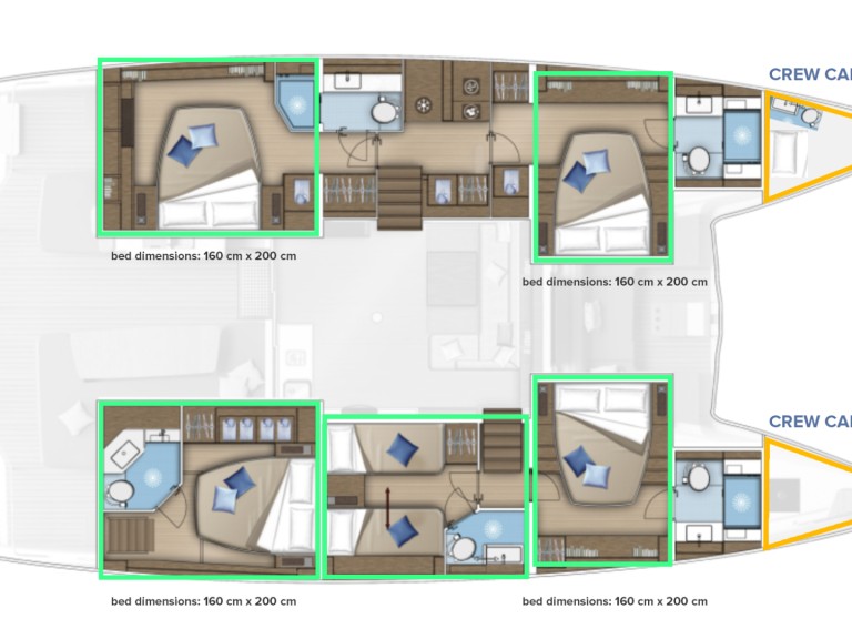 Vermietung Katamaran Lagoon mit Führerschein
