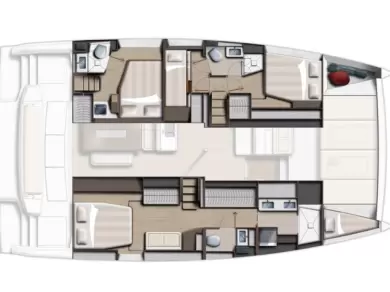 Katamaran mieten in Le Marin - BALI 4.6 4 CABINES BALI 4.6 
