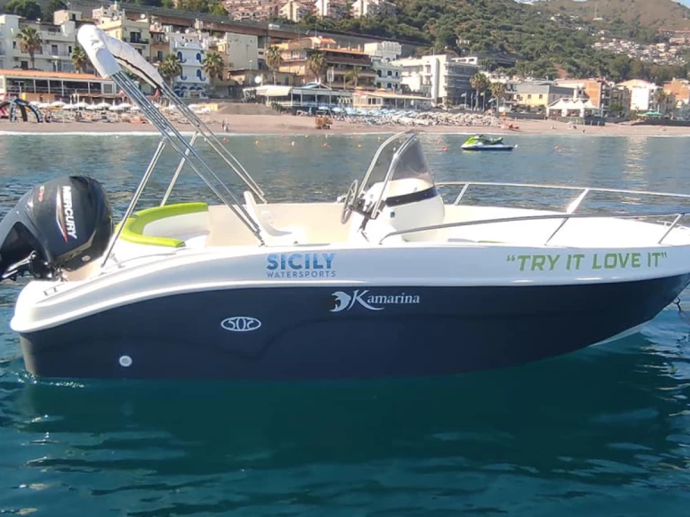 Vermietung Motorboot Kamarina mit Führerschein