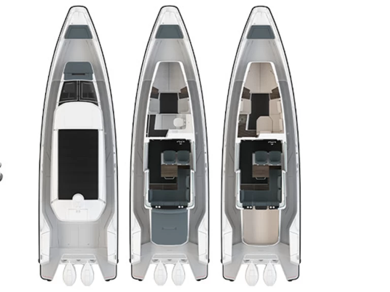 Vermietung Motorboot Axopar mit Führerschein