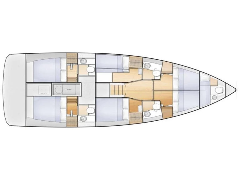 Segelboot mieten in Ligia - Jeanneau Sun Loft 47