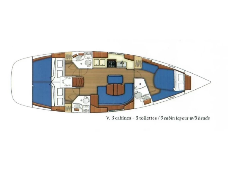 Vermietung Segelboot Bénéteau mit Führerschein