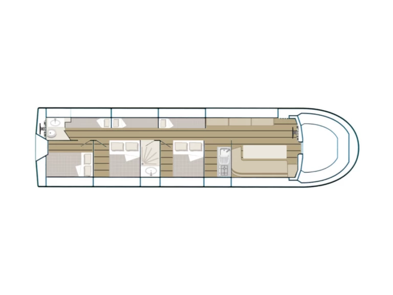 Ein Nicols Yacht Classic Groupe 6-11 p. mieten in Sablé-sur-Sarthe