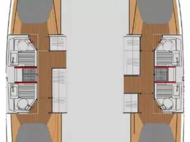 YachtCharter in Trogir - Fountaine Pajot Astrea 42 auf SamBoat
