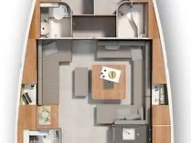 Ein Hanse Hanse 455 mieten in Murter-Kornati