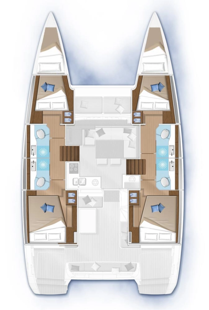 YachtCharter in Gouviá - Lagoon Lagoon 40 auf SamBoat