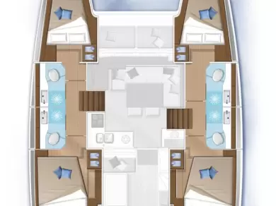 YachtCharter in Gouviá - Lagoon Lagoon 40 auf SamBoat