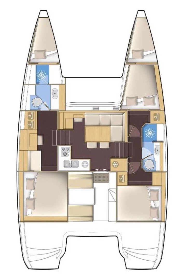 Bootsverleih Lagoon Lagoon 40 Motor Yacht Šibenik Samboat