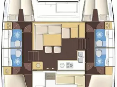 YachtCharter in Šibenik - Lagoon Lagoon 400 S2 auf SamBoat