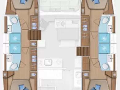 YachtCharter in Šibenik - Lagoon Lagoon 46 auf SamBoat