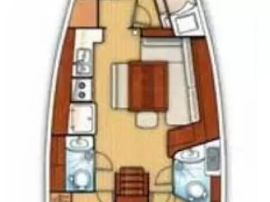 Segelboot mieten in Göcek - Bénéteau Oceanis 43 Family - 4 cab.