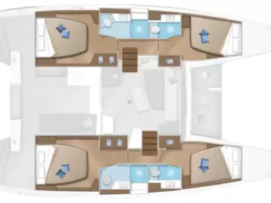 YachtCharter in Le Marin - Lagoon Lagoon 42 auf SamBoat