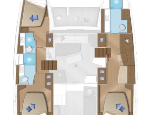 Vermietung Katamaran Lagoon mit Führerschein