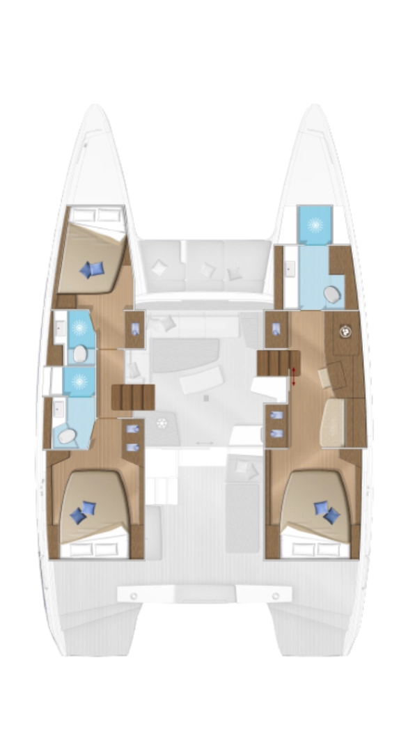 Vermietung Katamaran Lagoon mit Führerschein