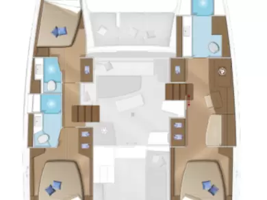 Vermietung Katamaran Lagoon mit Führerschein