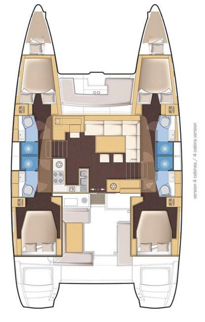 YachtCharter in Palma de Mallorca - Lagoon Lagoon 450 F auf SamBoat