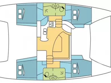 Bootsverleih Fountaine Pajot Lipari 41 Skradin Samboat