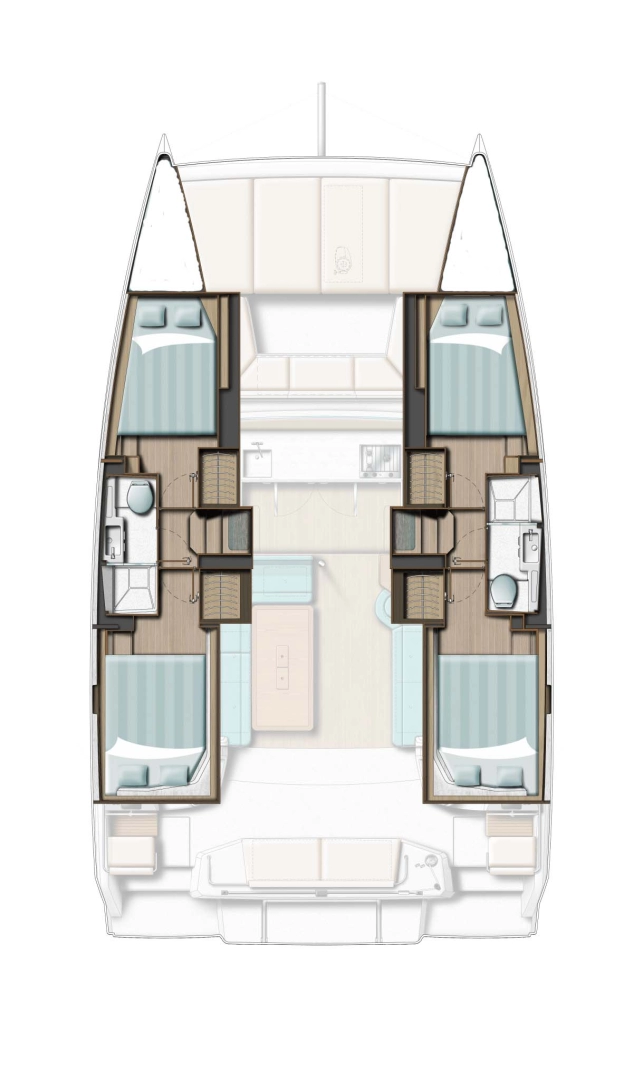 Katamaran mit oder ohne Skipper Bali mieten in Komolac