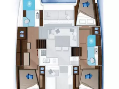 Vermietung Katamaran Lagoon mit Führerschein