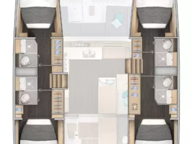 Katamaran mieten in Palma de Mallorca - Lagoon Lagoon 43