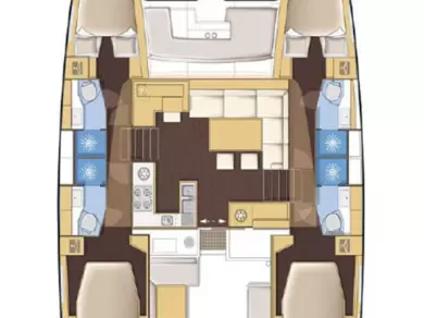 YachtCharter in Road Town - Lagoon Lagoon 450 F auf SamBoat