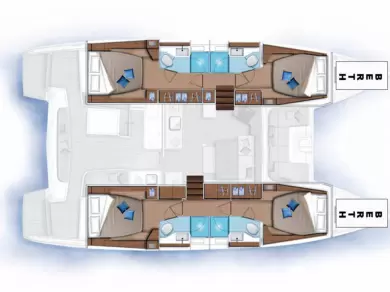 YachtCharter in Road Town - Lagoon Lagoon 46 auf SamBoat