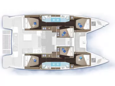 YachtCharter in Road Town - Lagoon Lagoon 51 auf SamBoat