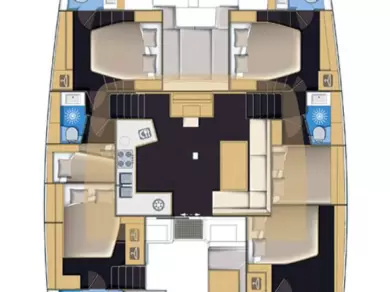 YachtCharter in Ellinikó - Lagoon Lagoon 52 F auf SamBoat