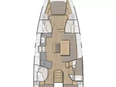 Bootsverleih Bénéteau Oceanis 46.1 Seget Donji Samboat