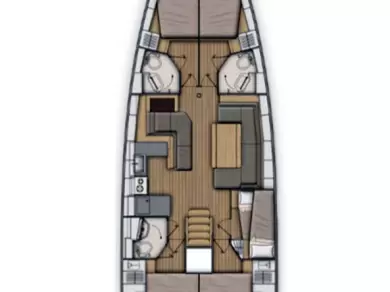 Bootsverleih Bénéteau Oceanis 51.1 Komolac Samboat