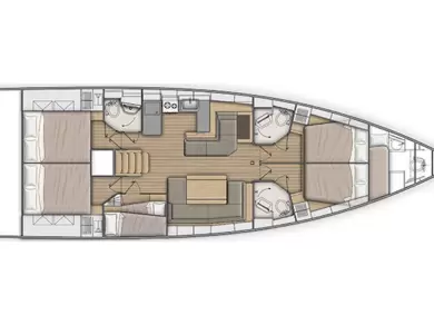 Vermietung Segelboot Bénéteau mit Führerschein