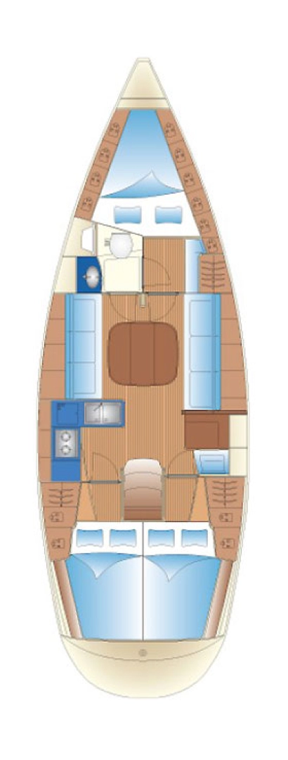 Vermietung Segelboot Bavaria mit Führerschein