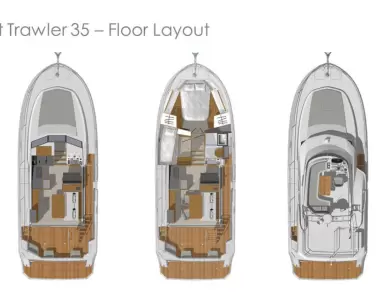 Motorboot mieten in Biograd na Moru - Bénéteau Swift Trawler 35