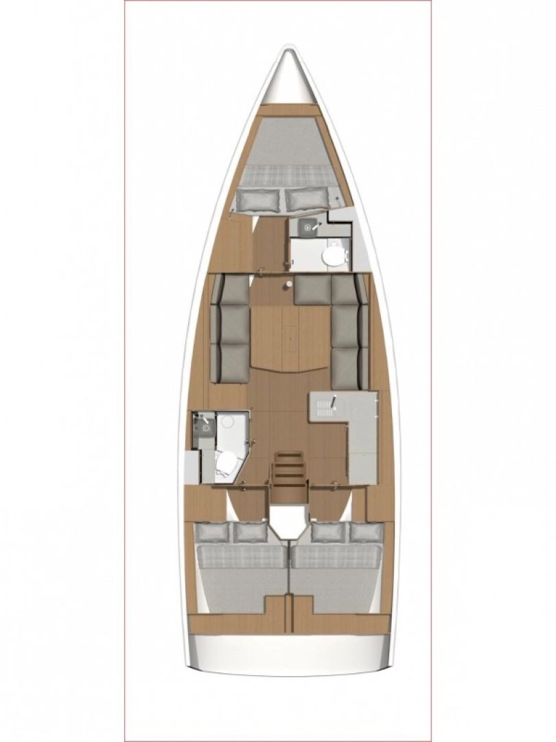 Segelboot mieten in Biograd na Moru - Dufour Dufour 390 GL