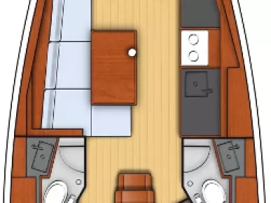 YachtCharter in Biograd na Moru - Bénéteau Oceanis 38.1 auf SamBoat