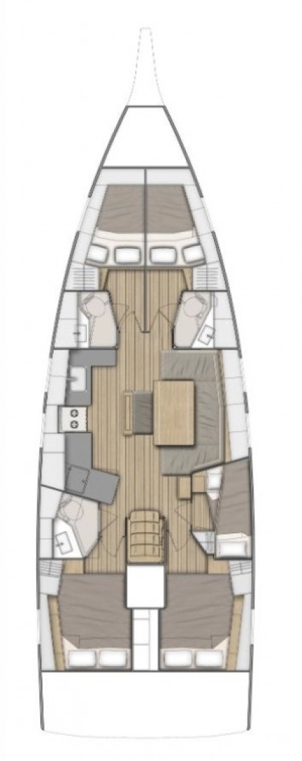 Segelboot mieten in Biograd na Moru - Bénéteau Oceanis 46.1