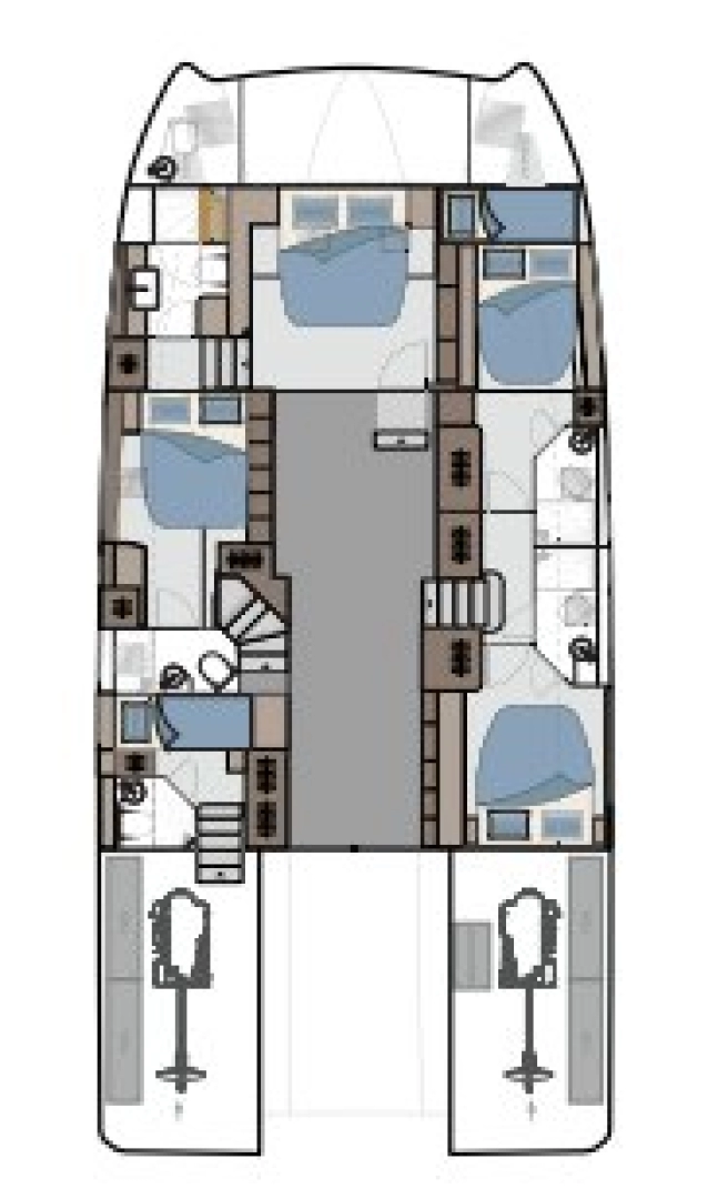 YachtCharter in Piräus - Aquila Aquila 54 auf SamBoat