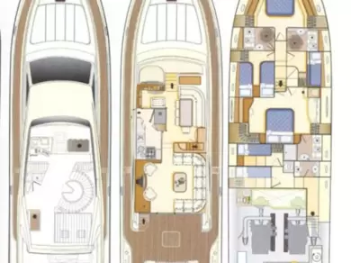 Yacht mieten in Rhodos - Ferretti Ferretti Yachts 68